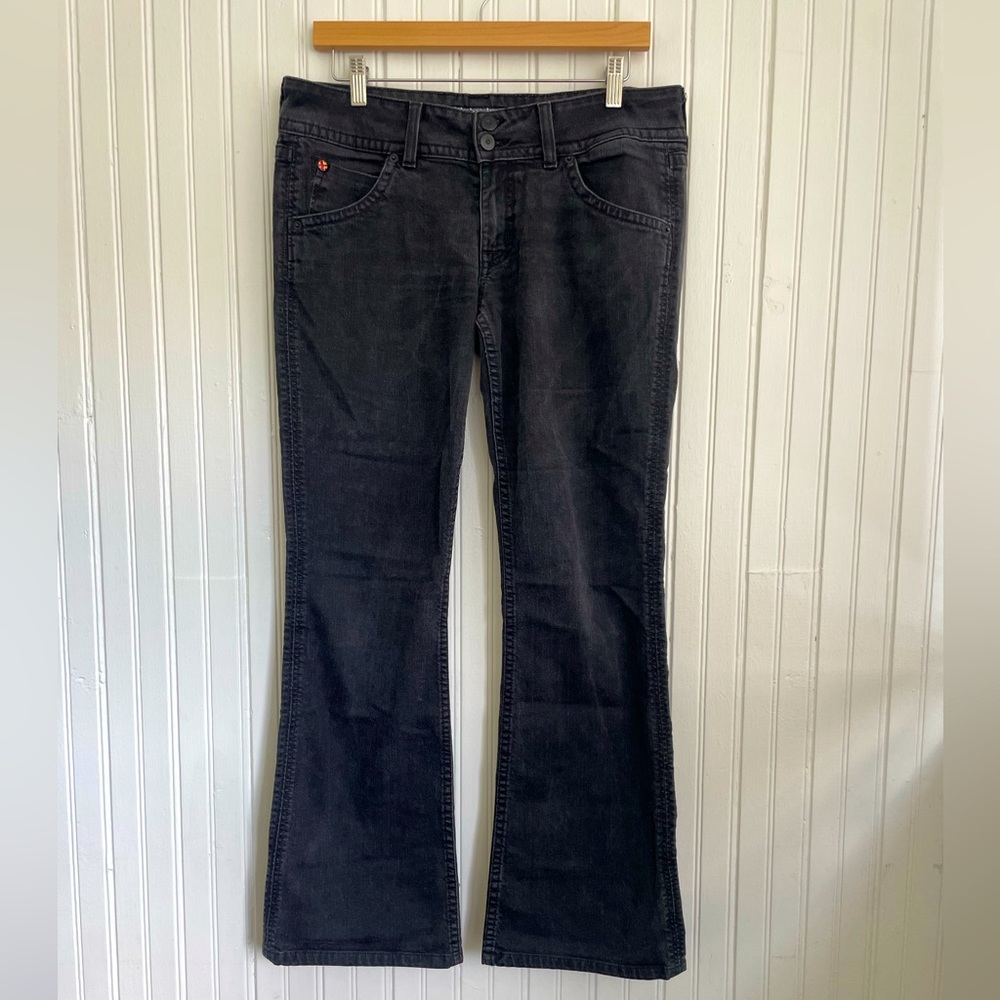 Women’s Hudson Low-Rise Flare Jeans - Black - Size 30